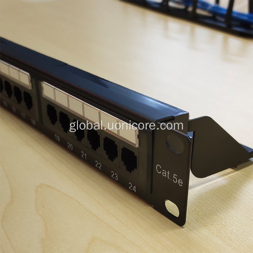 Passthrough 24 Ports Patch Panel FLUKE passthrough cat5e 24 ports patch panel Supplier